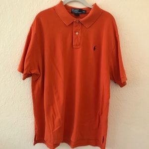 🏇🏼Polo Ralph Lauren Blue Label Orange Polo XXL